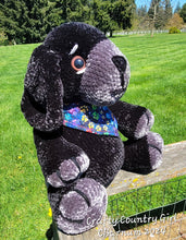 Load image into Gallery viewer, Crocheted Black Puppy
