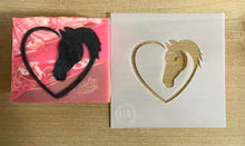 Load image into Gallery viewer, Horse with Heart Soap Stencil
