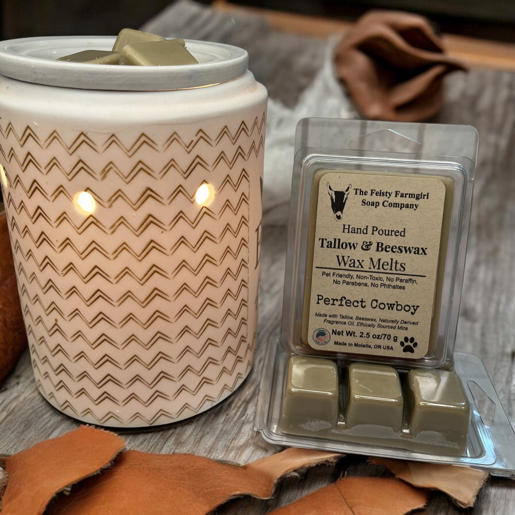 Perfect Cowboy Tallow & Beeswax Wax Melts