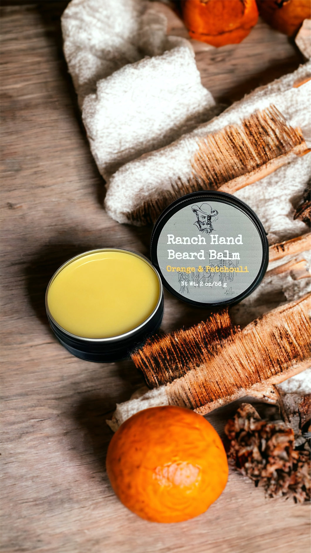 Ranch Hand Orange & Patchouli Beard Balm