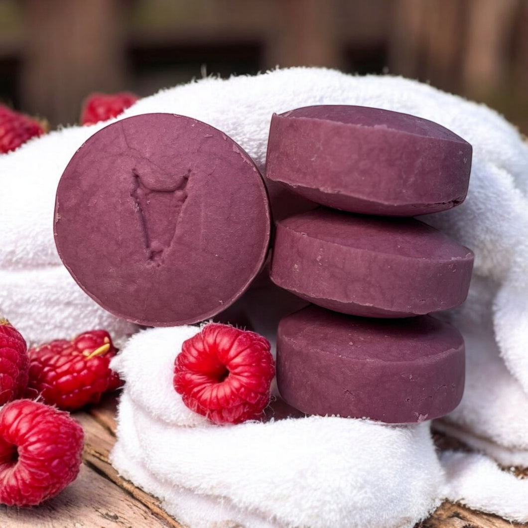 Raspberry Fields Shampoo Bar with Goat Milk