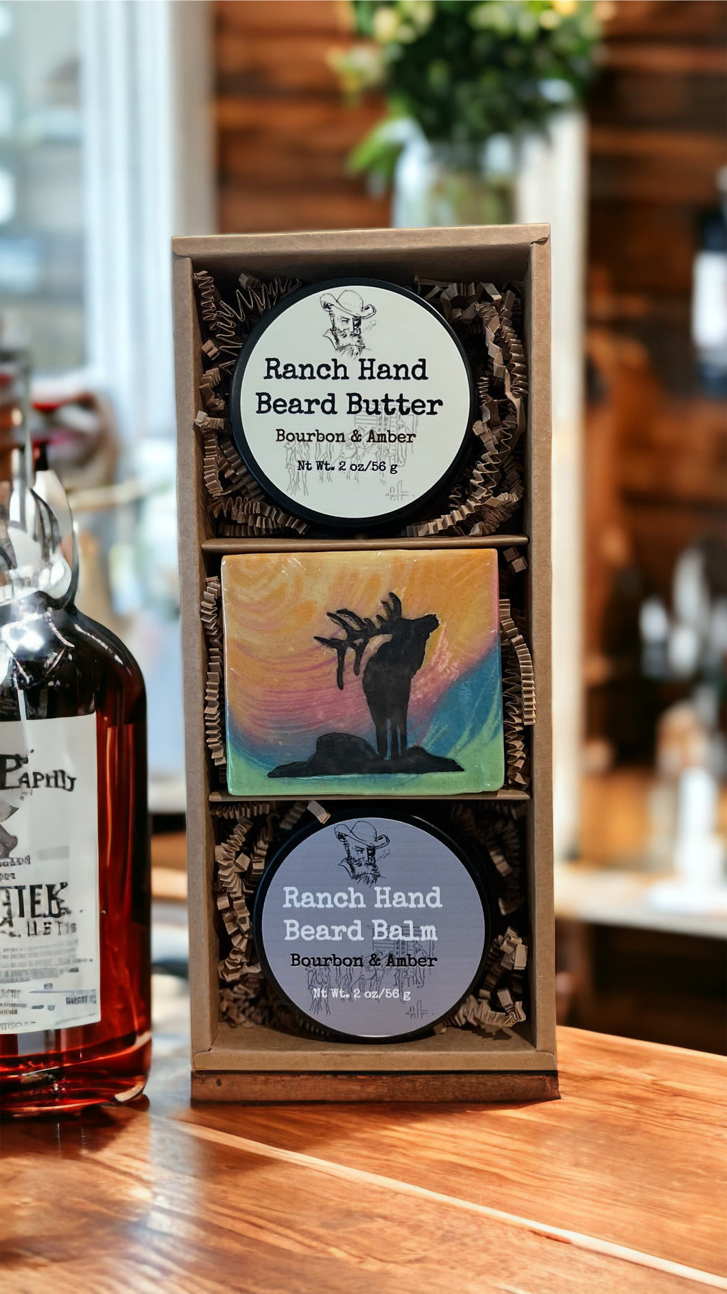 Ranch Hand Bourbon & Amber Beard Collection