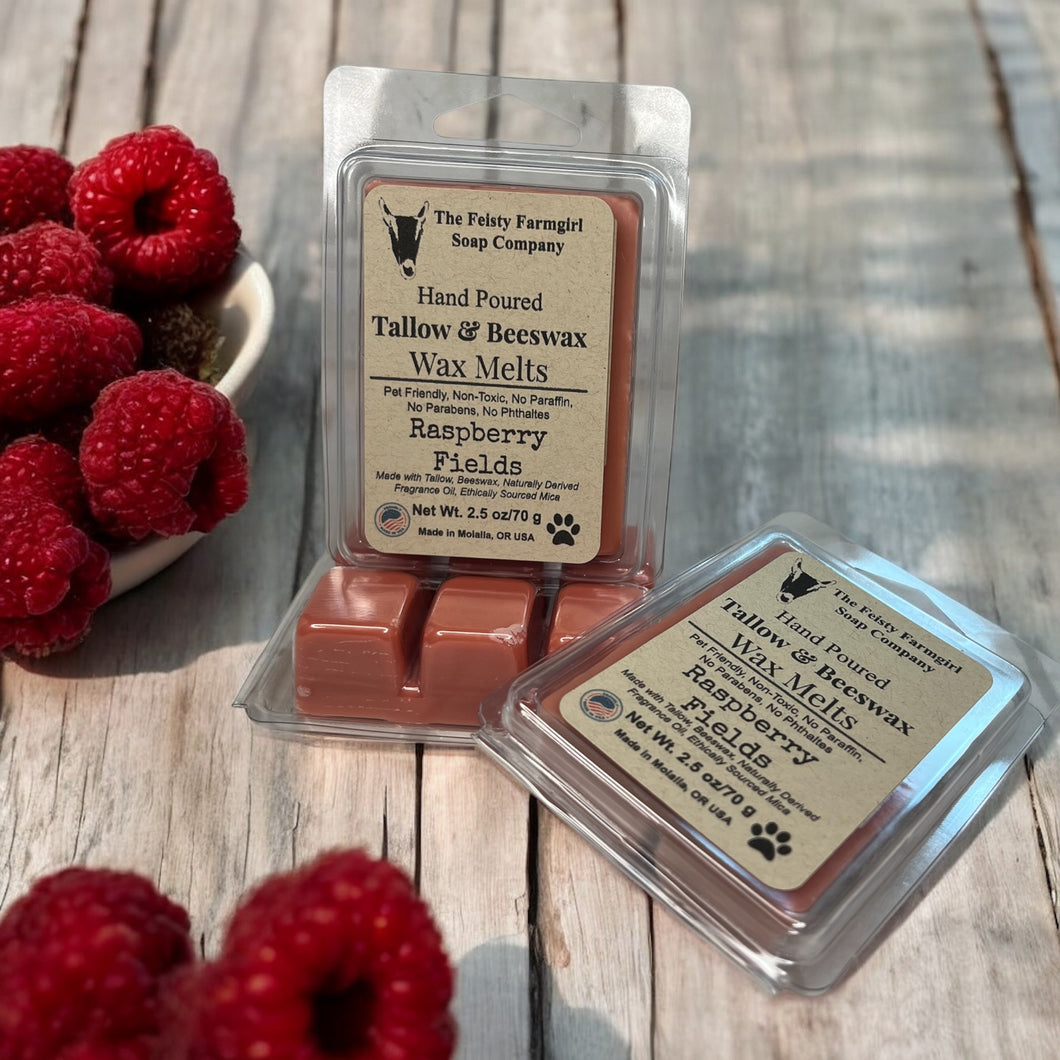 Raspberry Fields Tallow & Beeswax Wax Melts